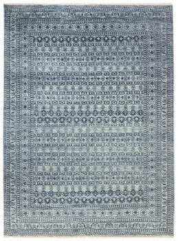 Hand Knotted Ikat Rug 8'11 X 12'2